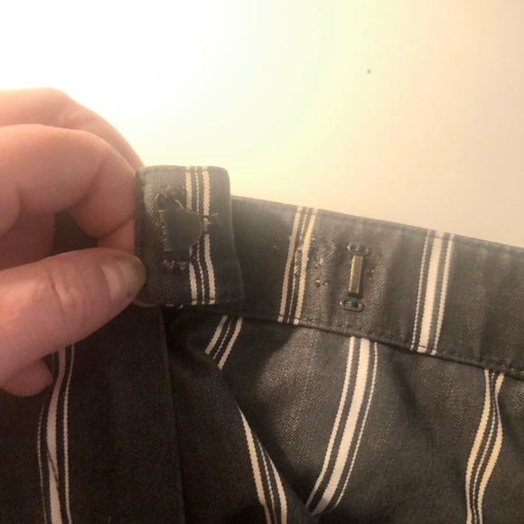 Funky striped flared capris - Picture 7 of 7